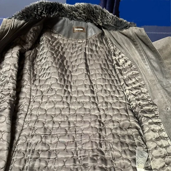 Danier Woman’s Leather Winter Jacket - Picture 7 of 8